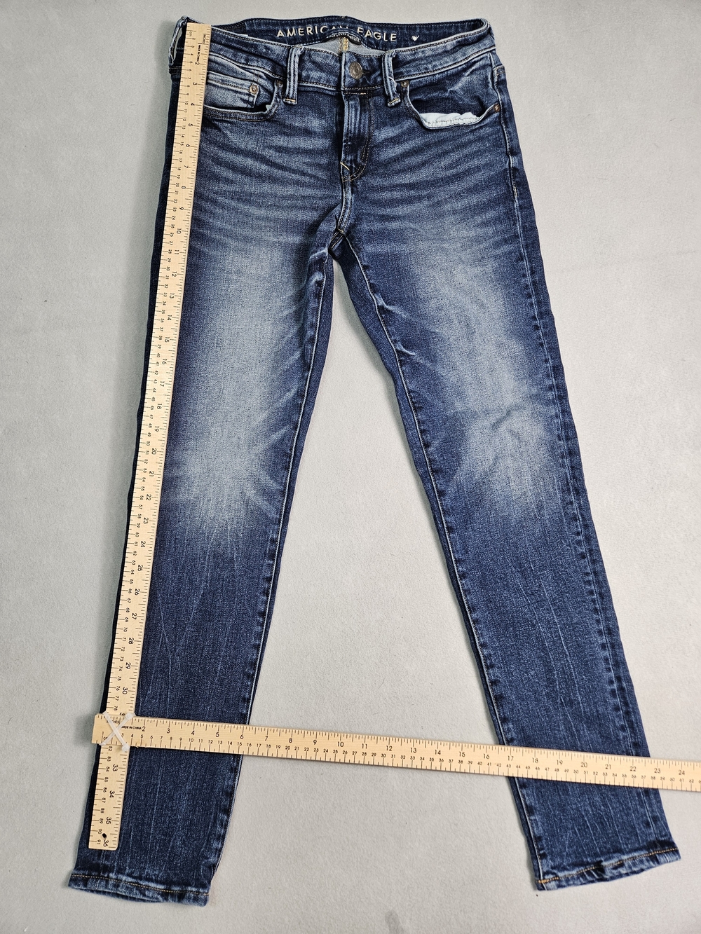 American Eagle Next Level AirFlex Slim Straight Jeans 30x32 - Picture 2 of 16